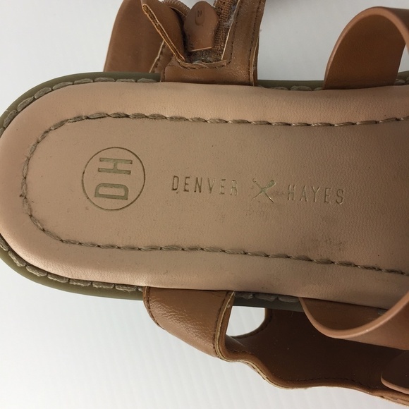 Denver Hayes Sandals Womens 8 Open Toe Shoes - Picture 9 of 9